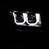 ANZO 111263 | USA Ford Raptor Projector Headlights W/ U-Bar Black; 2009-2014 Alternate Image 2