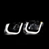 ANZO 111312 | USA Chevrolet Avalanche W/O Body Cladding Projector Headlights W/ U-Bar Black; 2003-2006 Alternate Image 2