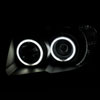 ANZO 111320 | USA Toyota 4runner Projector Headlights W/ Halo Black; 2006-2009 Alternate Image 2