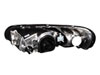 ANZO 121026 | USA Dodge Stratus 4dr Crystal Headlights Black; 2001-2004 Alternate Image 1