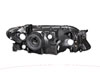 ANZO 121107 | USA Mazda Protege Crystal Headlights Black; 2001-2003 Alternate Image 1