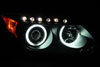 ANZO 121119 | USA Scion Tc Projector Headlights W/ Halo Black (Ccfl); 2005-2010 Alternate Image 2