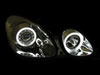 ANZO 121143 | USA Lexus Gs300 Projector Headlights W/ Halo Chrome; 1998-2005 Alternate Image 2