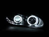 ANZO 121160 | USA Chevrolet Camaro Projector Headlights W/ Halo Black; 1998-2002 Alternate Image 2