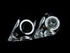 ANZO 121180 | USA Toyota Camry Projector Headlights W/ Halo Chrome; 2007-2009 Alternate Image 2