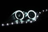 ANZO 121442 | USA Toyota Camry Projector Headlights W/ Halo Black (Ccfl); 2010-2011 Alternate Image 2