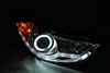 ANZO 121455 | USA Hyundai Elantra Projector Headlights W/ Halo Chrome (Ccfl); 2011-2014 Alternate Image 2