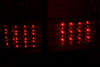 ANZO 311094 | USA Toyota Land Cruiser Fj 100 Series Led Taillights Red/Clear G2; 1998-2005 Alternate Image 2