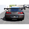 APR Performance AS-107079 | Corvette C7 / Z06 GTC-500 Adjustable Wing Carbon Fiber with Spoiler Delete; 2014-2019 Alternate Image 1