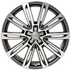 OE Wheels au21-20090-5112-35mg | 20 Replica Wheel AU21 Audi A Series Rim 20x9 Gunmetal Machd Wheel Audi A8 1997-2018; 1997-2018 Alternate Image 1