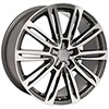 OE Wheels au21-20090-5112-35mg | 20 Replica Wheel AU21 Audi A Series Rim 20x9 Gunmetal Machd Wheel Audi A8 1997-2018; 1997-2018 Alternate Image 2