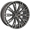 OE Wheels au32-20090-5112-33mg | 20 Replica Wheel AU32 Q Series Rim 20x9 Gunmetal Machd Wheel Audi A8 1997-2018; 1997-2018 Alternate Image 2