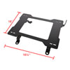 Spec-D Tuning bkt-l-mst99 | SPEC-D Tuning Ford Mustang Seat Bracket - Pair; 1999-2004 Alternate Image 1