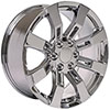 OE Wheels ca82-20085-6550-31c | 20 Replica Wheel CA82 Escalade Rim 20x8.5 Chrome Wheel Chevrolet C2500 1988-2000; 1988-2000 Alternate Image 2