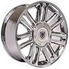 OE Wheels ca83-20090-6550-31c | 20 Replica Wheel CA83 Escalade Rim 20x9 Chrome Wheel Chevrolet C2500 1988-2000; 1988-2000 Alternate Image 2