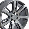 OE Wheels ca88-22090-6550-31mg | 22 Replica Wheel CA88 Escalade Rim 22x9 Machined Wheel GMC Yukon 1992-2020; 1992-2020 Alternate Image 1