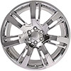 OE Wheels ca88-24100-6550-31c | 24 Replica Wheel CA88 Escalade Rim 24x10 Chrome Wheel Chevrolet Tahoe 1995-2020; 1995-2020 Alternate Image 1