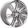 OE Wheels ca88-24100-6550-31c | 24 Replica Wheel CA88 Escalade Rim 24x10 Chrome Wheel Chevrolet Tahoe 1995-2020; 1995-2020 Alternate Image 2