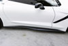 JPM Carbon CHV-C7-3 | 2014-19 Corvette C7 Stingray Z06 Style Carbon Fiber Side Skirts Extension Rocker; 2014-2019 Alternate Image 1