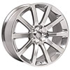 OE Wheels cl02-20090-5115-25p | 20 Replica Wheel CL02 Chrysler 300 Rim 20x9 Polished Wheel Dodge Charger 2006-2022; 2006-2022 Alternate Image 2