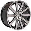 OE Wheels cl02-20090-5115-25pb | 20 Replica Wheel CL02 Chrysler 300 Rim 20x9 Black Wheel Dodge Charger 2006-2022; 2006-2022 Alternate Image 2