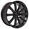 OE Wheels cl02-22090-5115-18b1 | 22 Replica Wheel CL02 Chrysler 300 Rim 22x9 Black Wheel Dodge Charger 2006-2022; 2006-2022 Alternate Image 2