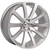 OE Wheels cl02-22090-5115-18ms | 22 Replica Wheel CL02 Chrysler 300 Rim 22x9 Silver Wheel Dodge Charger 2006-2022; 2006-2022 Alternate Image 2