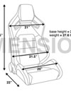 Corbeau RRX | Sportline RRX Reclining Seats Alternate Image 4