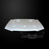 Amerihood CS03AHTEFH25HD | Chevrolet Silverado 2500HD Type-E Style Functional Ram Air Hood; 2003-2004 Alternate Image 2