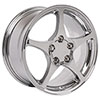 OE Wheels cv05-17085-5475-58c | 17 Replica Wheel CV05 C5 Rim 17x8.5 Chrome Wheel Chevrolet Camaro 1993-2002; 1993-2002 Alternate Image 2