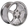 OE Wheels cv05-d18095-5475-54c | 18 Replica Wheel CV05 C5 Rim 18x9.5 Deep Dish Chrome Wheel Chevrolet Corvette 1988-2004; 1988-2004 Alternate Image 2