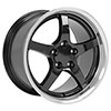 OE Wheels cv05-d18105-5475-56bm | 18 Replica Wheel CV05 C5 Rim 18x10.5 Deep Dish Black Wheel Chevrolet Camaro (rear only) 1993-2002; 1993-2002 Alternate Image 2