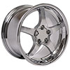 OE Wheels cv05-d18105-5475-56c | 18 Replica Wheel CV05 C5 Rim 18x10.5 Deep Dish Chrome Wheel Chevrolet Corvette (rear only) 1988-2004; 1988-2004 Alternate Image 2