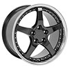 OE Wheels cv05-sr18095-5475-54b | 18 Replica Wheel CV05 C5 Rim 18x9.5 Black Wheel Chevrolet Camaro 1993-2002; 1993-2002 Alternate Image 2