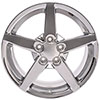 OE Wheels cv06a-18095-5475-58c | 18 Replica Wheel CV06 C6 Rim 18x9.5 Chrome Wheel Chevrolet Corvette 1988-2004; 1988-2004 Alternate Image 1