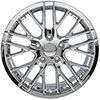 OE Wheels cv08a-18105-5475-56c | 18 Replica Wheel CV08A C6 ZR1 Rim 18x10.5 Chrome Wheel Chevrolet Corvette (rear only) 1988-2004; 1988-2004 Alternate Image 1