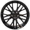 OE Wheels cv22c-20010-5475-79b | 20 Replica Wheel CV22 C7 Z06 Rim 20x10 Black Wheel Chevrolet Corvette (rear only) 2005-2018; 2005-2018 Alternate Image 1