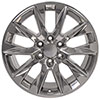 OE Wheels cv26-20090-6550-28p | 20 Replica Wheel CV26 Silverado LTZ Rim 20x9 Polished Wheel Cadillac Escalade 1999-2022; 1999-2022 Alternate Image 1