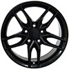 OE Wheels cv27a-18105-5475-56b1 | 18 Replica Wheel CV27A C7 Stingray Rim 18x10.5 Black Wheel Chevrolet Corvette (rear only) 1988-2004; 1988-2004 Alternate Image 1