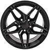 OE Wheels cv31-17095-5475-56b | 17 Replica Wheel CV31 C7 ZR1 Rim 17x9.5 Black Wheel Chevrolet Camaro 1993-2002; 1993-2002 Alternate Image 1