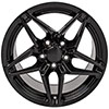 OE Wheels cv31-17110-5475-50b | 17 Replica Wheel CV31 C7 ZR1 Rim 17x11 Black Wheel Chevrolet Camaro (rear only) 1993-2002; 1993-2002 Alternate Image 1