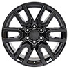 OE Wheels cv36-20090-6550-24b | 20 Replica Wheel CV36 Sierra 1500 Black 20x9 Chevrolet Tahoe 1995-2022; 1995-2022 Alternate Image 1