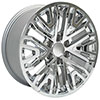 OE Wheels cv37-20090-6550-28c | 20 Replica Wheel CV37 GMC Sierra 1500 Chrome 20x9 Chevrolet Suburban 1500 1988-2022; 1988-2022 Alternate Image 2