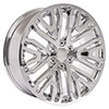 OE Wheels cv37-22090-6550-28c | 22 Replica Wheel CV37 GMC Sierra Rim 22x9 Chrome Wheel Chevrolet Suburban 1500 1988-2022; 1988-2022 Alternate Image 2