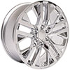 OE Wheels cv38-22090-6550-28c | 22 Replica Wheel CV38 GMC Sierra Rim 22x9 Chrome Wheel GMC Yukon 1992-2022; 1992-2022 Alternate Image 2