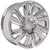 OE Wheels cv39-22090-6550-28c-ic | 22 Replica Wheel CV39 GMC Sierra Rim 22x9 Chrome Wheel Chevrolet Suburban 1500 1988-2022; 1988-2022 Alternate Image 2