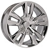 OE Wheels cv40-22090-6550-24c | 22 Replica Wheel CV40 Tahoe Rim 22x9 Chrome Wheel Chevrolet Tahoe 1995-2022; 1995-2022 Alternate Image 2