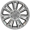 OE Wheels cv43-22090-6550-24hb | 22 Replica Wheel CV43 Silverado Rim 22x9 Hyper Wheel Cadillac Escalade 1999-2020; 1999-2020 Alternate Image 1