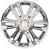 OE Wheels cv44-22090-6550-24c | 22 Replica Wheel CV44 Yukon Rim 22x9 Chrome Wheel Chevrolet Suburban 1500 1988-2020; 1988-2020 Alternate Image 1