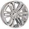 OE Wheels cv44-22090-6550-24c | 22 Replica Wheel CV44 Yukon Rim 22x9 Chrome Wheel Chevrolet Suburban 1500 1988-2020; 1988-2020 Alternate Image 2